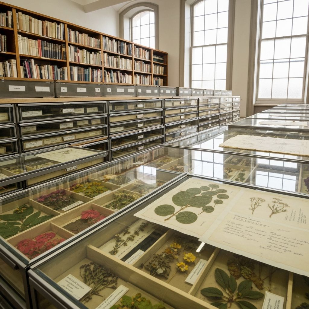 Academic botanical archive and research
