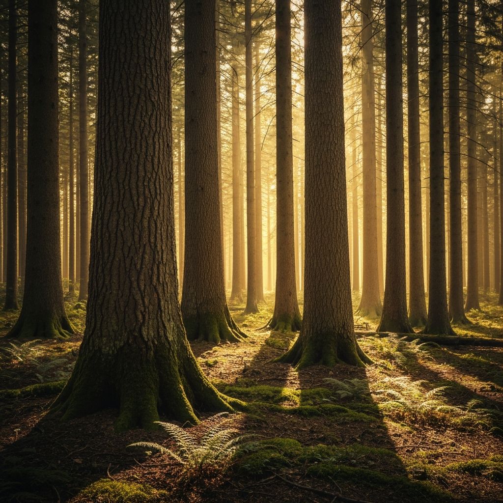 Ancient forest landscape